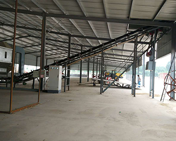 皮帶輸送機  帶護(hù)罩走廊